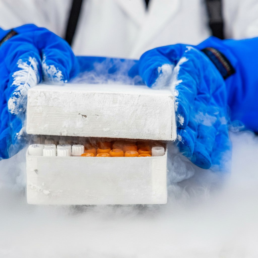 GERF® certified cryogenic gloves for laboratory safety