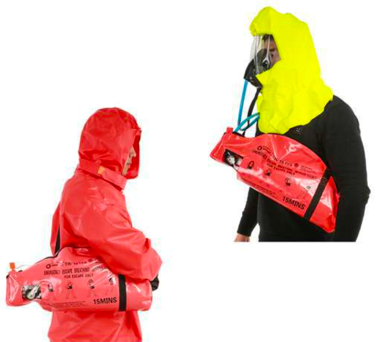 GERF® Certified Portable Emergency Breathing Apparatus — 15-Minute Escape Set