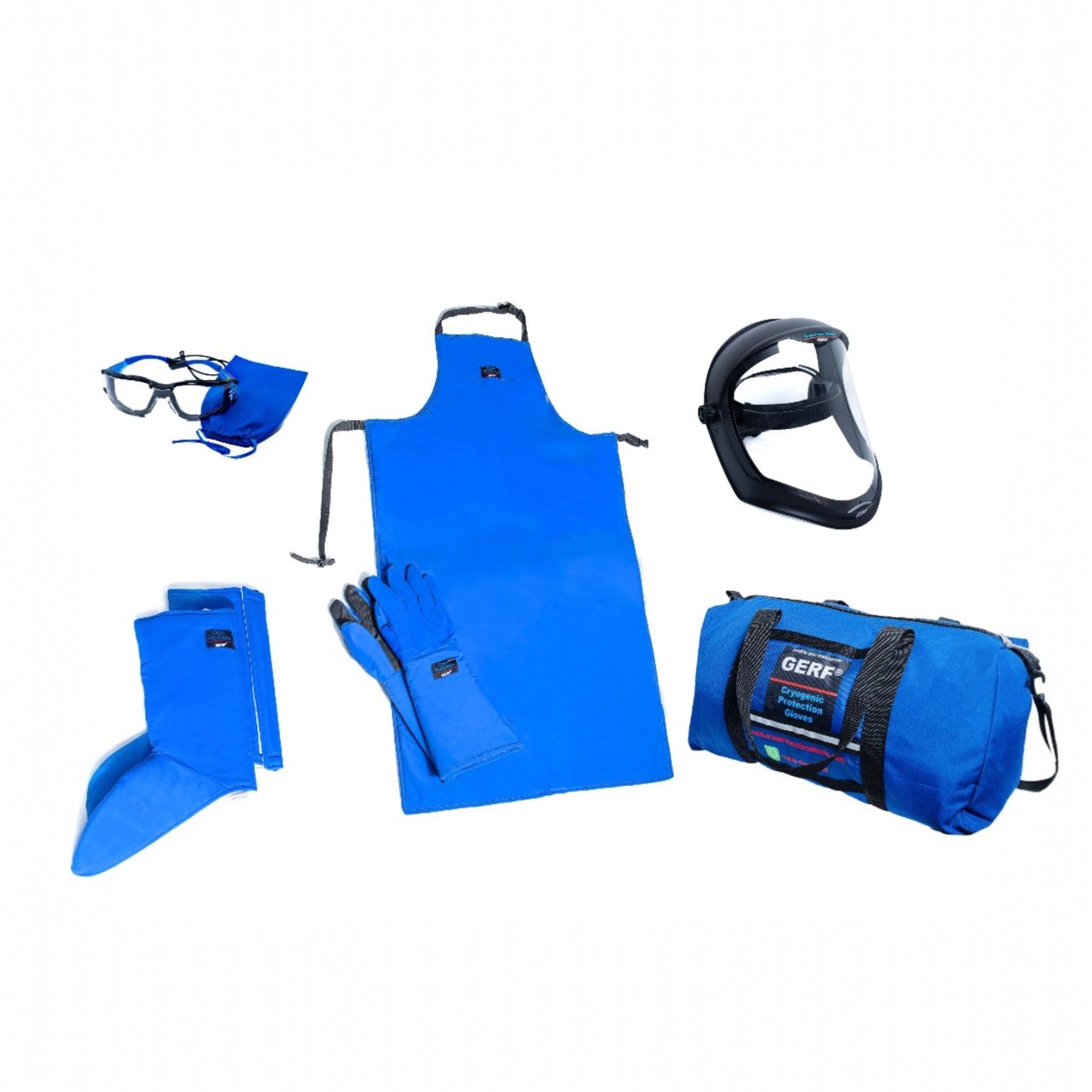 Kits de seguridad de protección total criogénicos con agarre extra