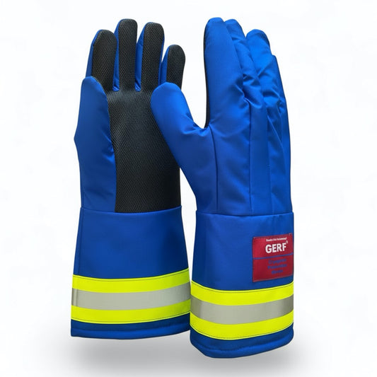 GERF® Extra Grip Mid Arm Cryogenic Gloves 38 cm | Intertek Certified | EN 511 · EN 388 | -196°C