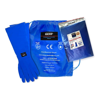 Double Waterproof Elbow-Length Cryogenic Gloves.