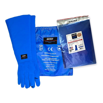 Double Waterproof Shoulder-Length Cryogenic Gloves.